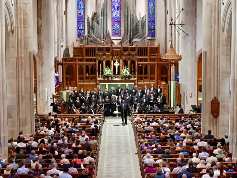 choir singing in church