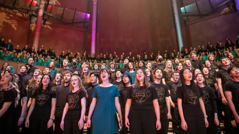 Vancouver Youth Choir massed choir